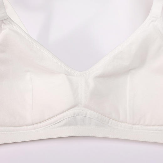 都市丽人内衣少女优选三阶少女文胸提花棉薄文胸3/4杯三排扣无钢圈BBT2Q8 商品图8