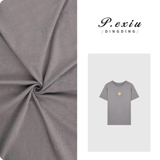 04-3潘依绣丁丁宠粉【小女孩】100%棉柔软舒适刺绣圆领短袖T恤 W-62226 商品图0