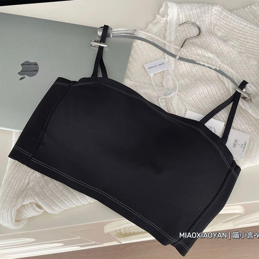 【新品！U型美背巨撩抹胸】云彩像棉花糖一样，U型美背，让内衣不再是束缚，防走光收副乳无钢圈，舒适贴合。穿上它，在梦境和现实之间徜徉，内外两用，神秘而自由！ 商品图5