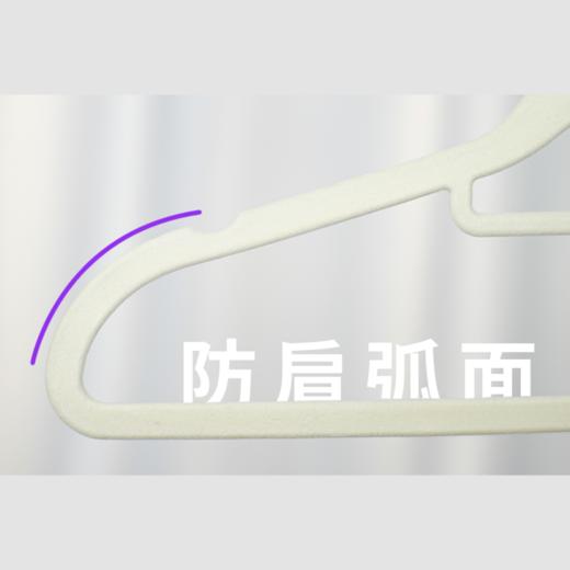 收纳必备好物山姆同款无痕防滑植绒衣架30个装 商品图6