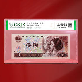 第四套人民币1元96版 封装评级