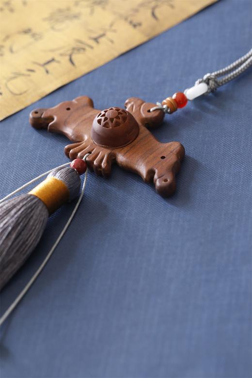 玉鹰香囊°酸枝挂件 商品图4