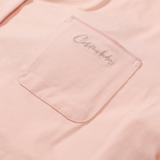 都市丽人睡衣好睡好眠长袖家居服26支纯棉单面薄女士棉质套装LHT1L4 商品图9