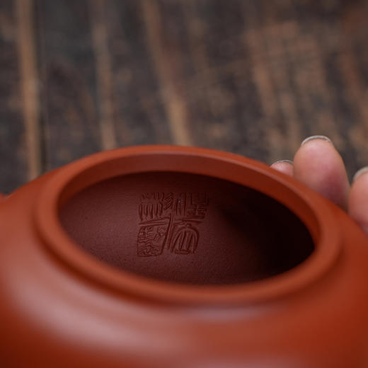 汪立彬 祥和如意壶 老红泥 宜兴紫砂原矿茶壶紫砂壶功夫茶泡茶壶茶具仿古 商品图5