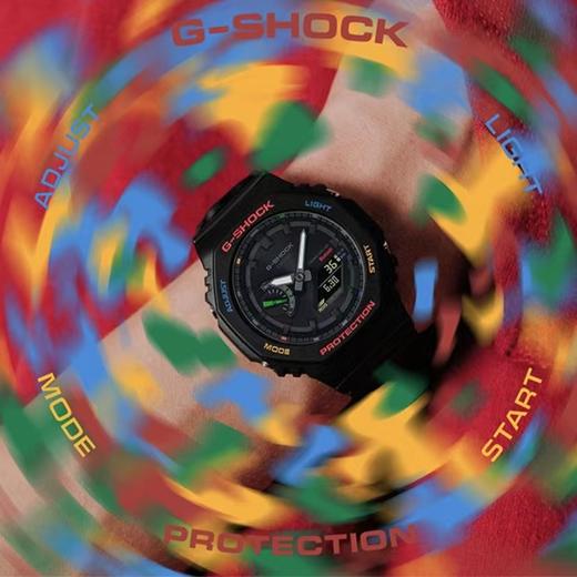 【潮流焕新 先锋出型】 CASIO卡西欧G-SHOCK八角农家橡树碳纤维核心石英机芯 男女情侣款手表GA- 商品图1