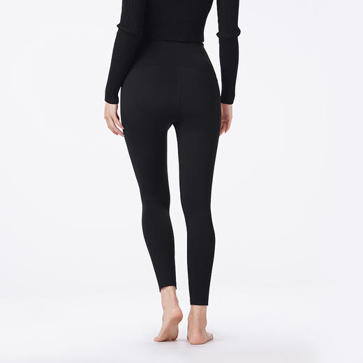 都市丽人打底裤轻暖外穿裤锦纶薄九分裤LLT4A5 商品图4