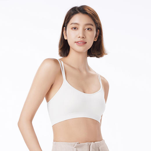 都市丽人背心时尚美搭抹胸无缝面料无缝短抹胸LVT1B7 商品图1