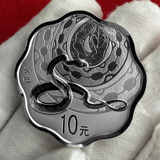 2013年蛇年梅花形银币 纯银1盎司 原盒原证 商品图6