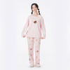 都市丽人睡衣生活家居长袖家居服26支CVC单面薄女士棉质套装LHT2N4 商品缩略图1