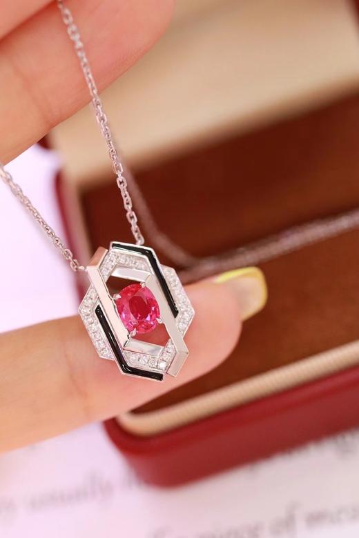 0.69ct 红宝石项链 商品图4