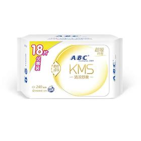 ABC 240mm超吸纤薄棉深层日用卫生巾 18片