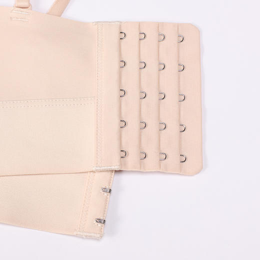 都市丽人内衣零压无痕常规文胸泳布中厚文胸1/2杯五排扣树脂胶圈LBT1H2 商品图9