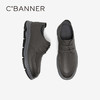 千百度男鞋厚底增高板鞋秋季时尚运动休闲鞋真皮皮鞋舒适A24423788 商品缩略图2