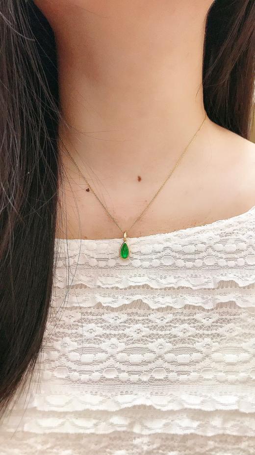 0.86ct 祖母绿吊坠 商品图5