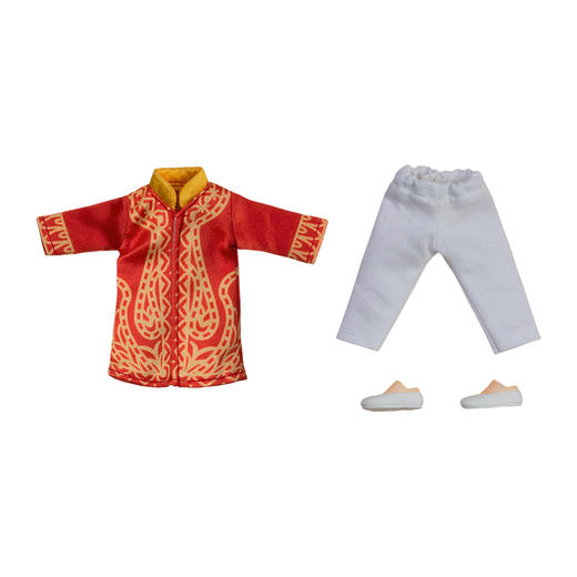 【GSC现货】粘土娃 服装套组 World Tour 印度 BOY 白色/红色 商品图5