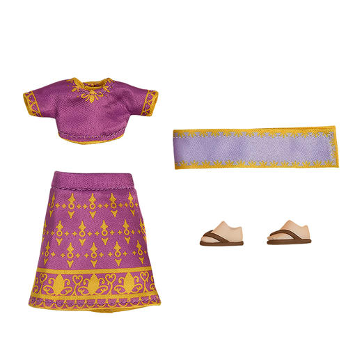 【GSC现货】粘土娃 服装套组World Tour印度GIRL 薄荷绿/紫色 商品图4