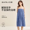 三利浴巾可穿扣子抹胸式浴裙女士家用吸水洗澡毛巾干发帽套装 商品缩略图4