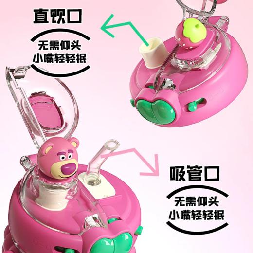 迪士尼米奇儿童水杯双饮吸管直饮水杯580ml 商品图1