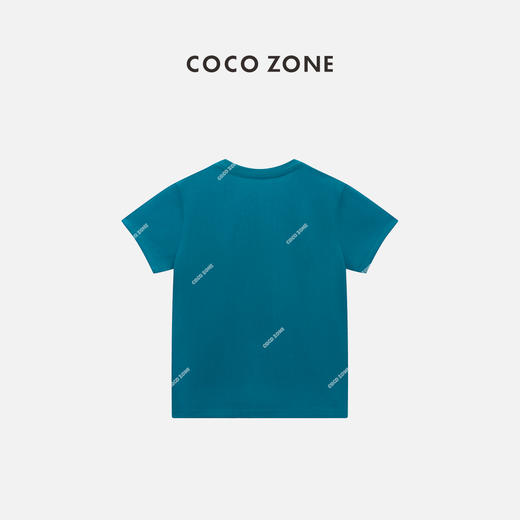 COCO ZONE 夏季简约字母短袖T恤休闲百搭圆领上衣CC2B0976 商品图1