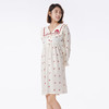 都市丽人睡衣亲情蜜语长袖裙家居服软绵绵提花薄女士梭织棉睡裙LHT6H3 商品缩略图2