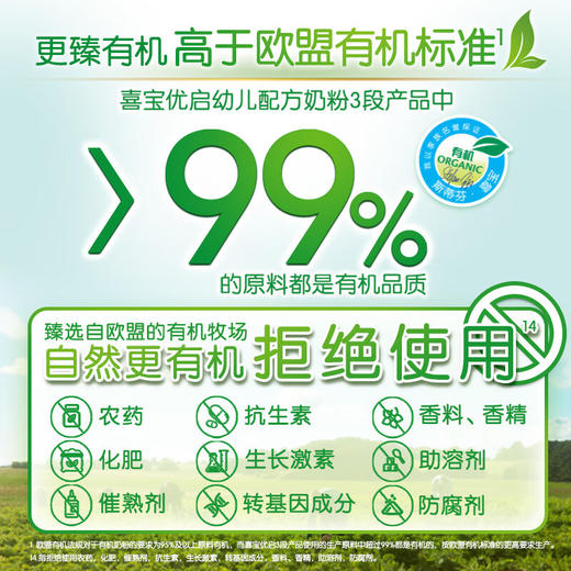 27年9月 喜宝 优启 2段 800g  较大婴儿配方奶粉 6-12月 商品图1
