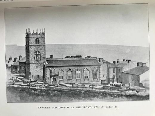 1900年 盖斯凯尔夫人《夏洛蒂·勃朗特传》 16幅插图 真皮精装32开 商品图6