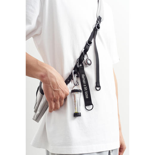 吃茶去chichaqu2024户外运动轻量多袋斜挎单肩包CORDURA山系骑行 商品图2