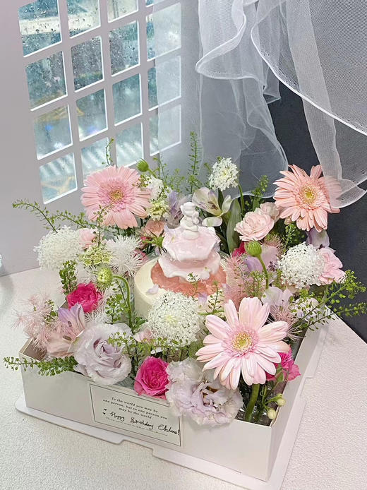 鲜花许愿池蛋糕 商品图2