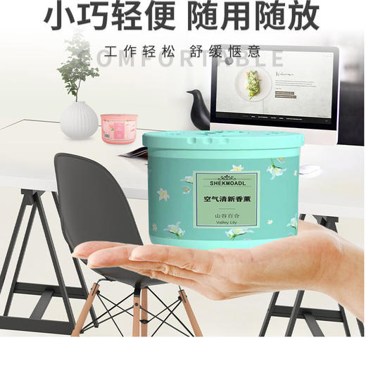 【小巧轻便！随用随放】空气清新剂室内家用固体香膏房间卧室厕所香薰除臭卫生间持久留香，让您的房间、卧室、厕所和卫生间充满怡人芬芳。ry 商品图1