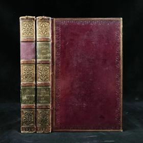 1824年 司各特《奈杰尔的命运》（全2卷） 全真皮精装大32开