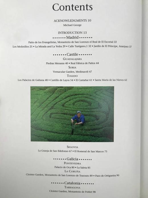 西班牙园林图集 200幅彩色插图 精装大16开 商品图5