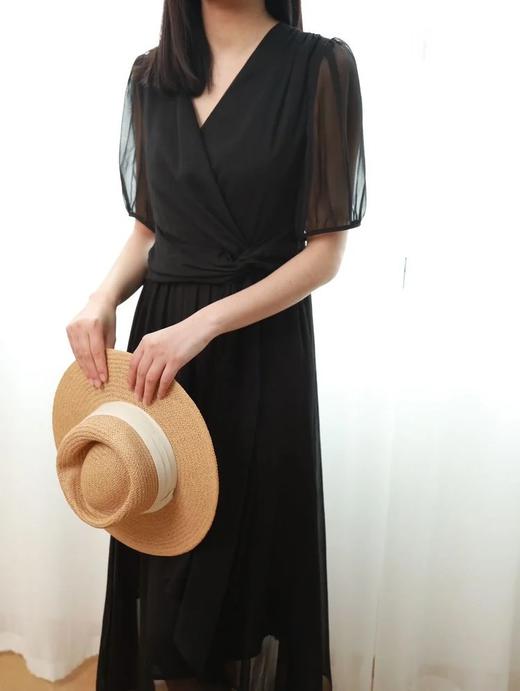 LPIUTY品牌直发⚠️高奢团⚠️连卡佛同厂面料❗️优雅V领连衣裙⚠️意大利进口客供面料❗️B07243033 商品图5