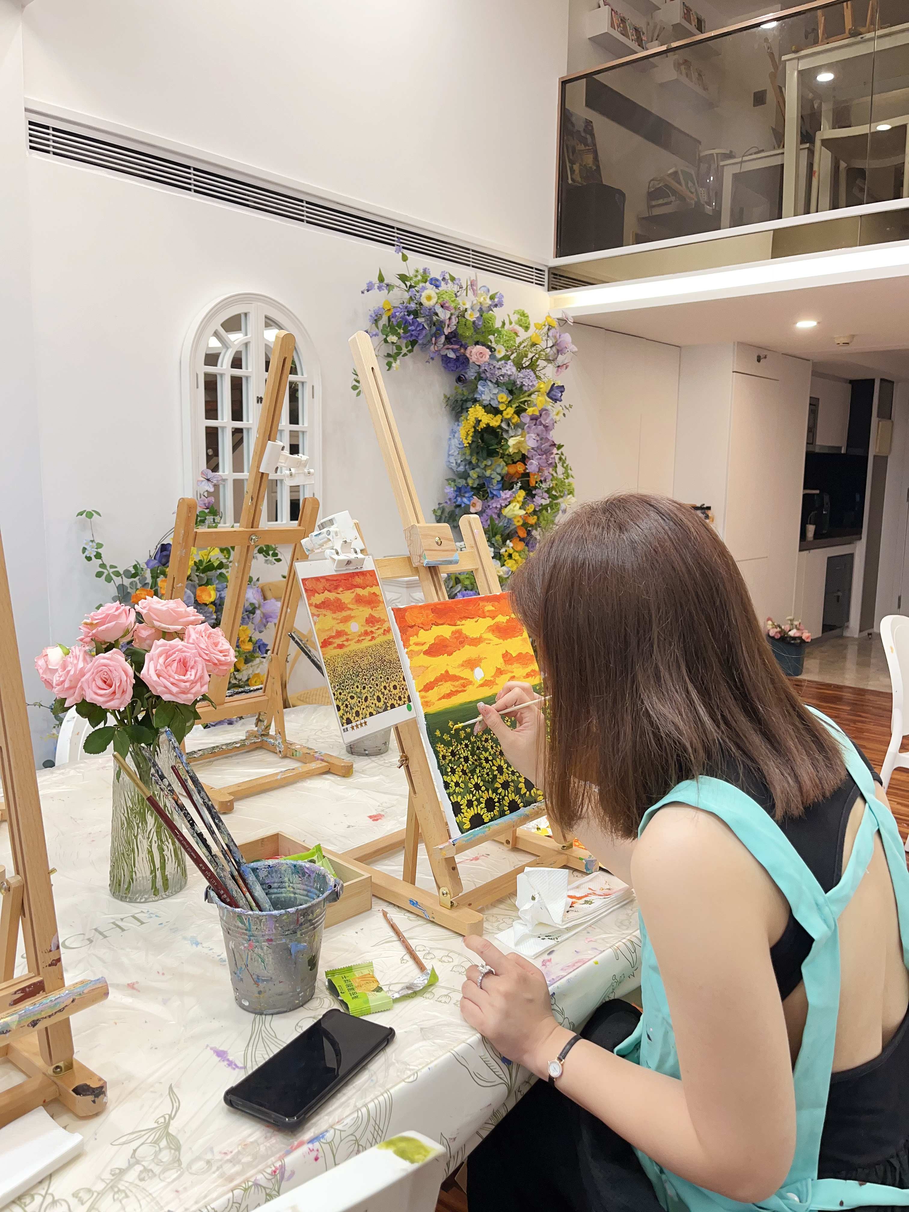 零基础油画体验