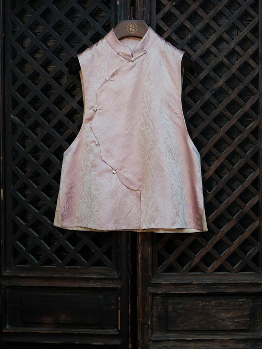 盛唐牡丹盛奢系列| 限量款|高货-真丝提花花瓣马甲(特殊商品不退不换) 商品图3