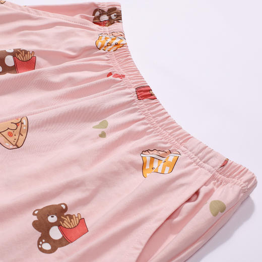 都市丽人睡衣生活家居长袖家居服26支CVC单面薄女士棉质套装LHT2N4 商品图7