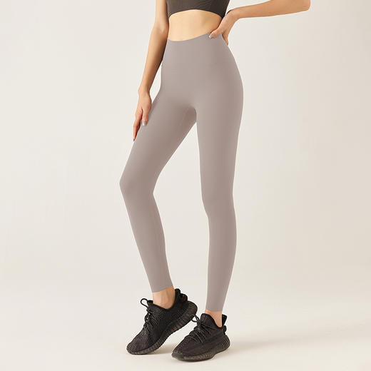 Leorrey乐拉运动瑜伽裤高腰提臀健身裤女高弹骑行九分裤孕妇薄芭比裤 商品图6