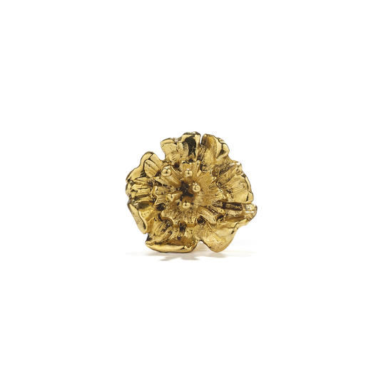 北京仓｜Goossens Paris-Fleur de Pavot-虞美人 金色 耳钉［法国设计师］ 商品图1