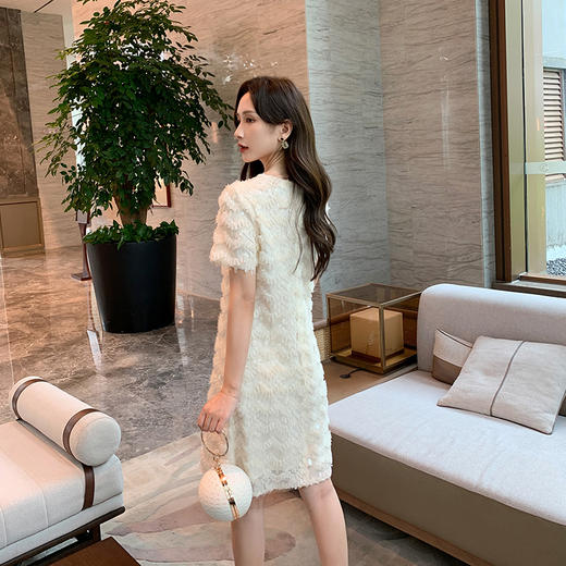[奢姿轻奢系列]大码女装2024夏季亮片流苏连衣裙胖妹妹时尚裙子8942860169 商品图3