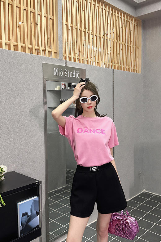 圆领前绣字母短袖衫 9522040034 商品图9