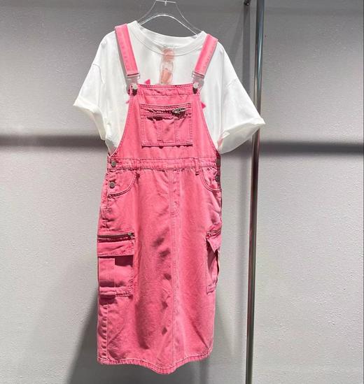 2-13GD双口袋背带半裙40506（红） 夏季 142130030321 商品图3