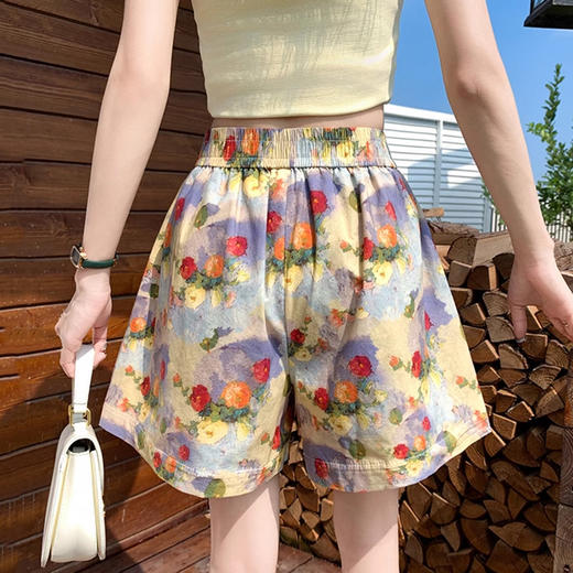 裁缝学苑AS281 高腰显瘦短款阔腿裤纸样短裤子女装a字休闲裤打版裁剪样板 商品图3