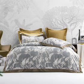 多喜爱 60S贡缎磨绒床上用品四件套 雨林秘境