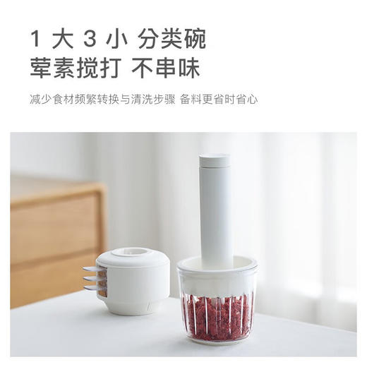 olayks欧莱克绞肉机家用佐料机多功能电动小型搅拌肉馅料理机辅食 心选到家 商品图1