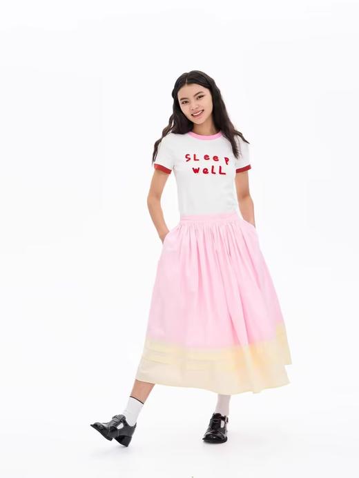 heris/H41112L/H41112H/手写标语印花彩色小T 商品图1