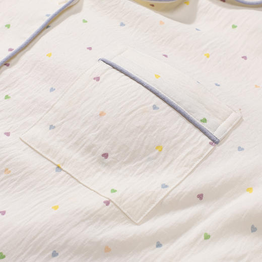 都市丽人睡衣好睡好眠长袖家居服软绵绵1.0薄女士软绵绵长袖长裤LHT1W1 商品图5