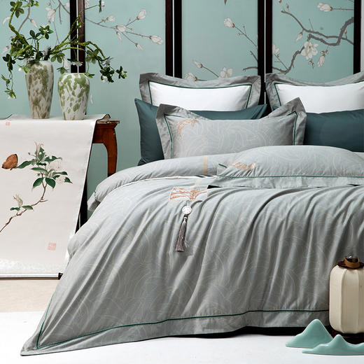 多喜爱 新绒棉磨绒床上用品四件套 月影芭蕉 商品图1