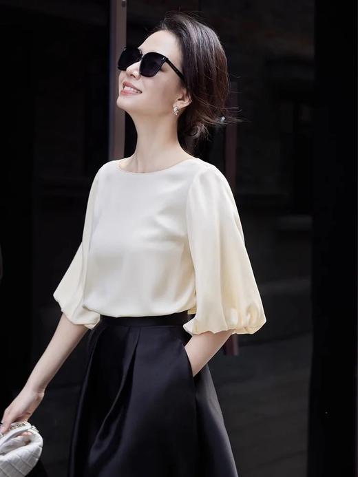 LPIUTY品牌直发❗️刘雯、金晨在穿的赫本裙⚠️PRA*DA同款面料❗️重工赫本半身裙❗️A022353 商品图7