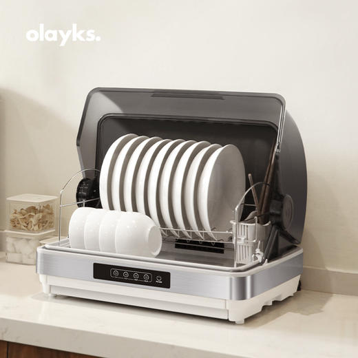 olayks欧莱克消毒柜紫外线家用小型碗筷消毒柜消毒碗柜机迷你台式 心选到家 商品图2