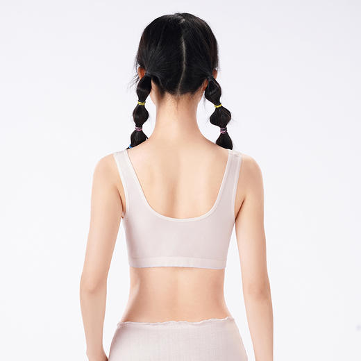 都市丽人内衣少女优选二阶少女文胸锦氨无缝面料薄文胸背心式无排扣无钢圈BBT2Q5 商品图3