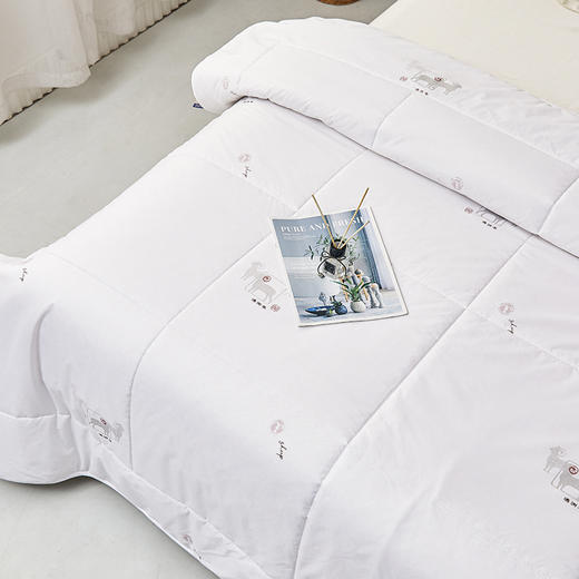 红蜻蜓100%羊毛被子冬被棉被芯加厚四季款-经典羊毛被 商品图2